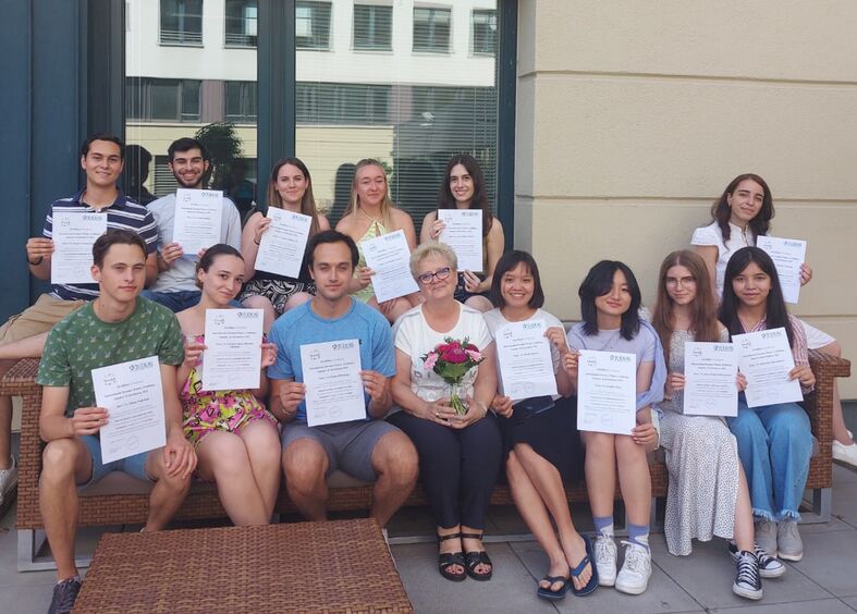 Absolventen der Internationalen Dresdner Sommerkurse von TUDIAS